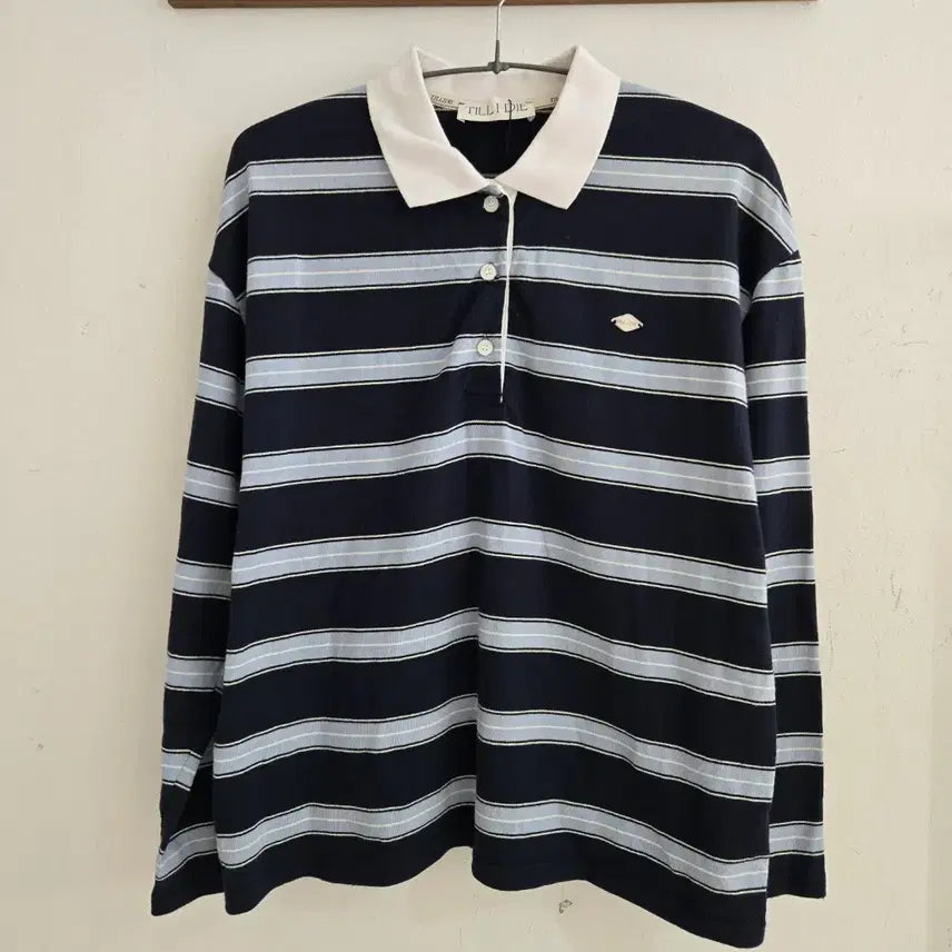 [BUNJANG] Till I Die Stripe Collar T-Shirt / 틸아이다이 스트라이프 카라 티셔츠