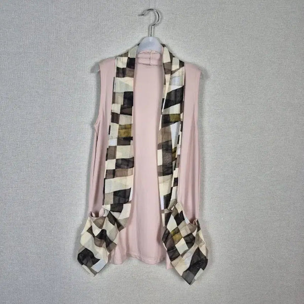 [BUNJANG] Modern Check Pattern Vest / (#66,77추천)모던한 체크 패턴 조끼