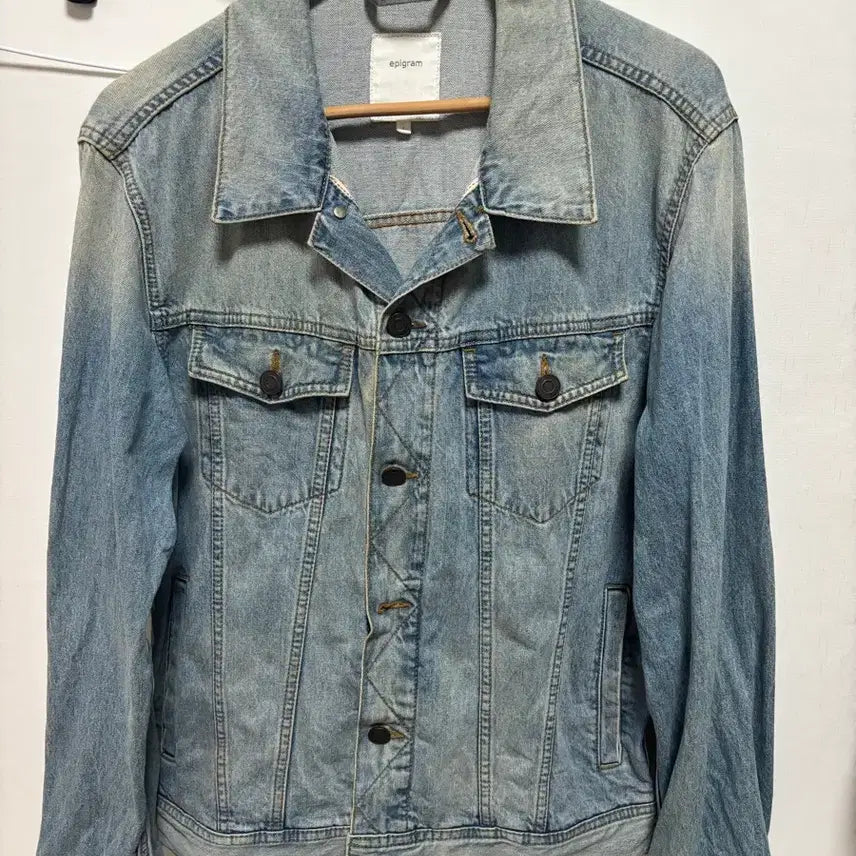 [BUNJANG] KOLON Epigram Basic Denim Jacket Size L (100-105) / 코오롱 에피그램 기본 청자켓 사이즈 L(100-105)