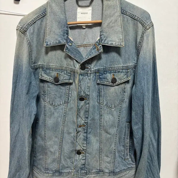 [BUNJANG] KOLON Epigram Basic Denim Jacket Size L (100-105) / 코오롱 에피그램 기본 청자켓 사이즈 L(100-105)