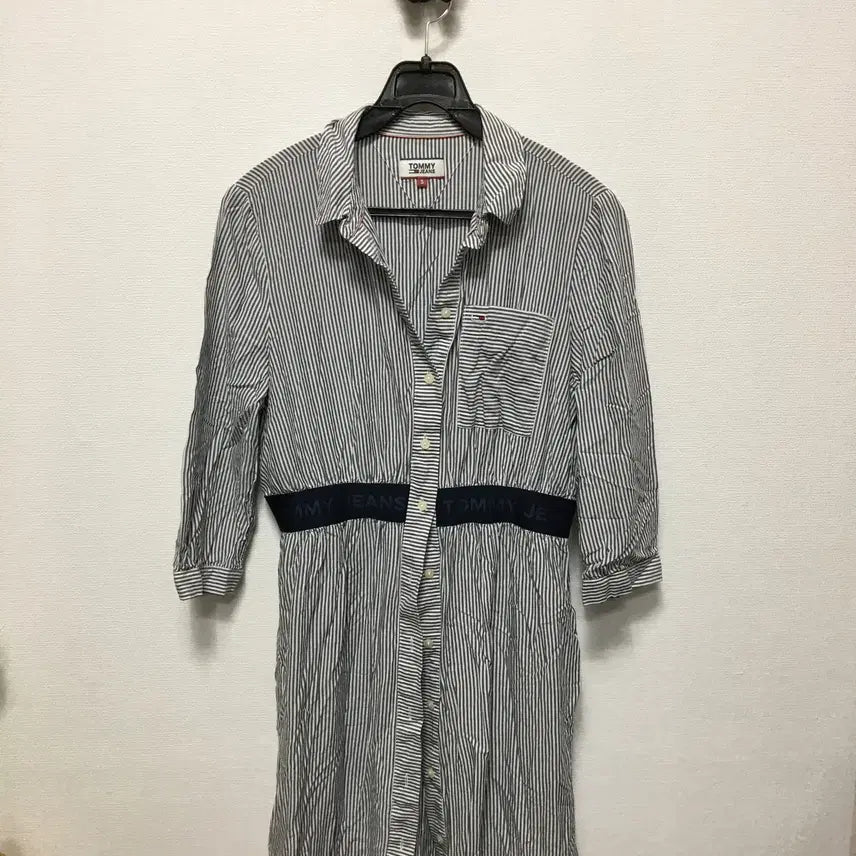 [BUNJANG] Tommy Hilfiger Striped Long Dress / 타미힐피거 스트라이프 롱원피스