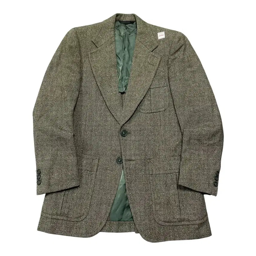 [BUNJANG] Santoron Japan Nep Wool Tweed Blazer Jacket / (바배) Santoron 산토론 재팬 네프 울 트위드 블레이저 자켓