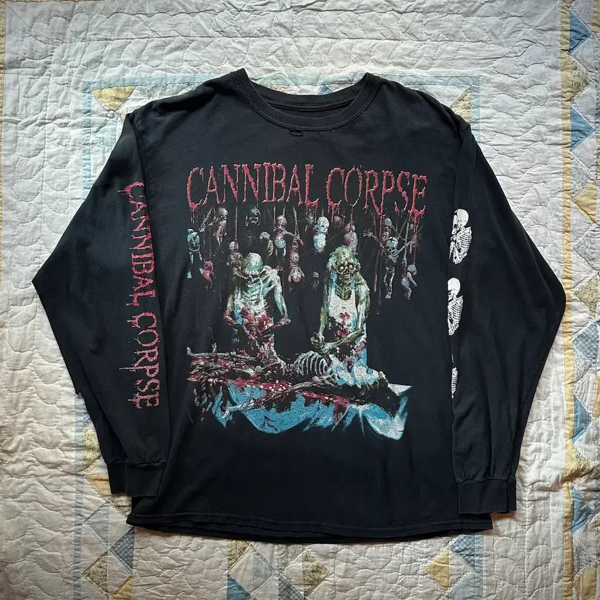 [BUNJANG] 00s Cannibal Corpse Long Sleeve T-Shirt / 00s CANNIBAL CORPSE Long Sleeve T Shirt