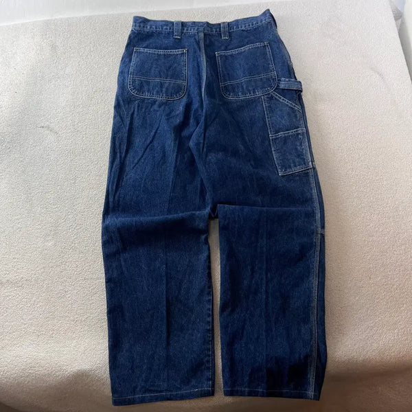 [BUNJANG] Made in Italy Double Knee Carpenter Denim Pants (Size 32) / 32 메이드인 이태리 더블니 카펜터 데님 팬츠 #85