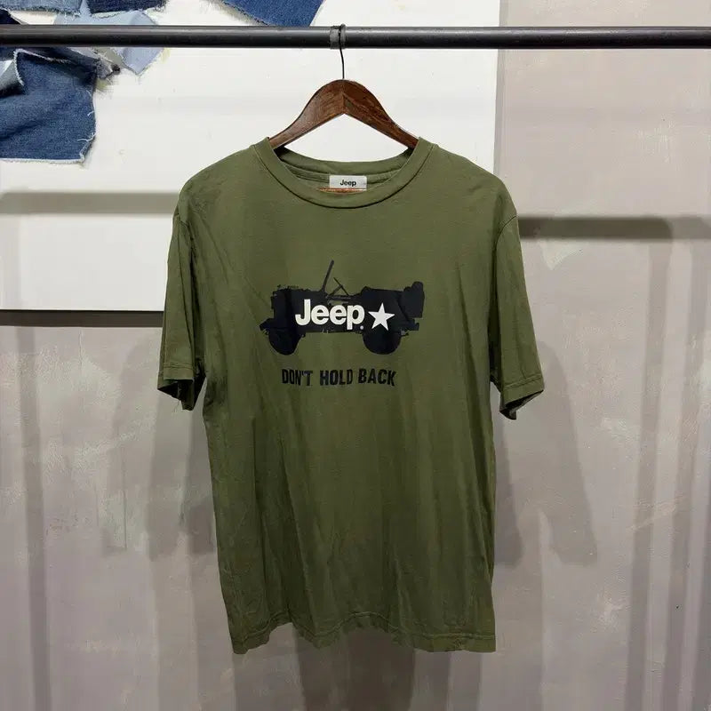 [BUNJANG] Jeep Printing Short Sleeve T-Shirt / (105) 지프 프린팅 반팔 티