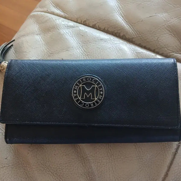 [BUNJANG] MCM Black Long Wallet / 메트로시티 블랙 장지갑