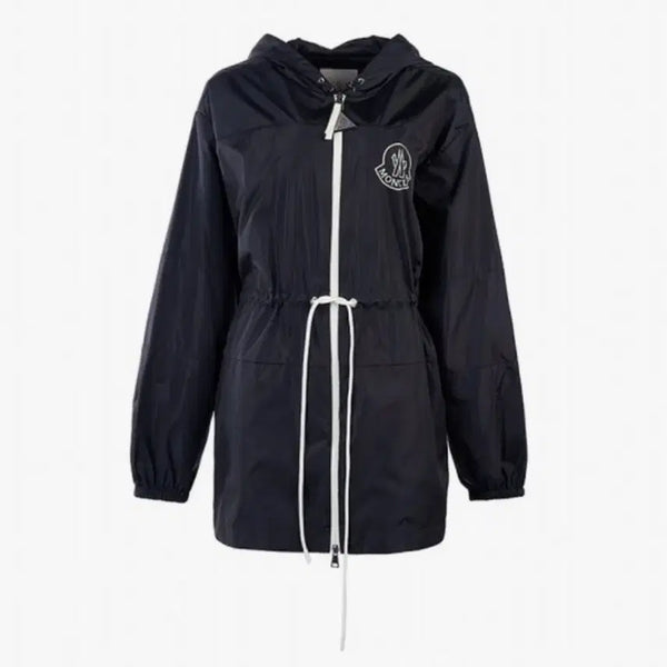 [BUNJANG] Moncler VEIRADE Women's Hooded Windbreaker Jacket Navy / 몽클레어 여성 VEIRADE 바람막이 후드 네이비 자켓