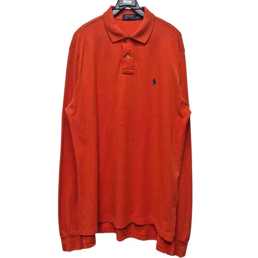 [BUNJANG] Polo Pique Long Sleeve T-Shirt / 폴로 피케 긴팔티