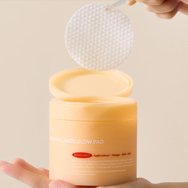 [BUNJANG] It's Pure Sebum Balance Glow Pad (60ea) / 잇퓨 세범 밸런스 글로우 패드 (60매) 각질패드 각질정리 토너패드