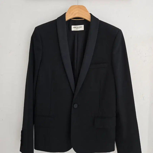 [BUNJANG] Saint Laurent Wool Jacket Black Size 36 / 생로랑 자켓