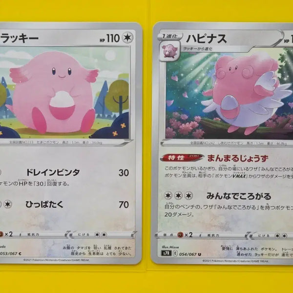 [BUNJANG] Pokemon Card Lucky & Blissey Evolution Set (Japanese) / 포켓몬카드 럭키 해피너스 일판