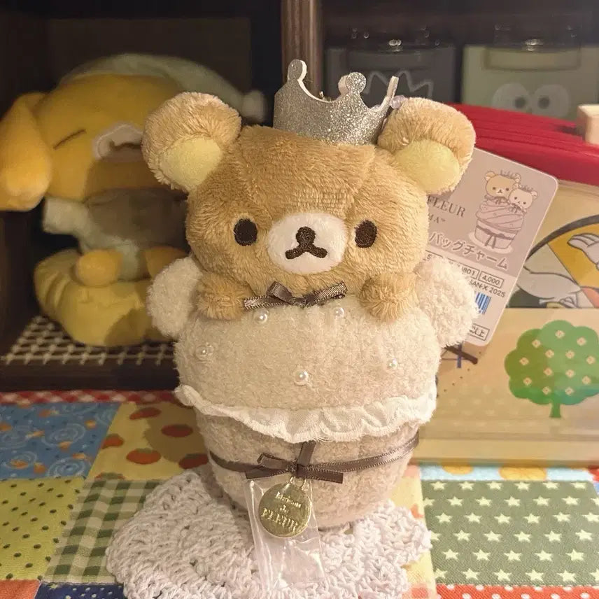 [BUNJANG] Rilakkuma Maison de Fleur Collaboration Bag Charm Mascot Doll / 리락쿠마 메종드 플뢰르 콜라보 백 참 마스코트 인형
