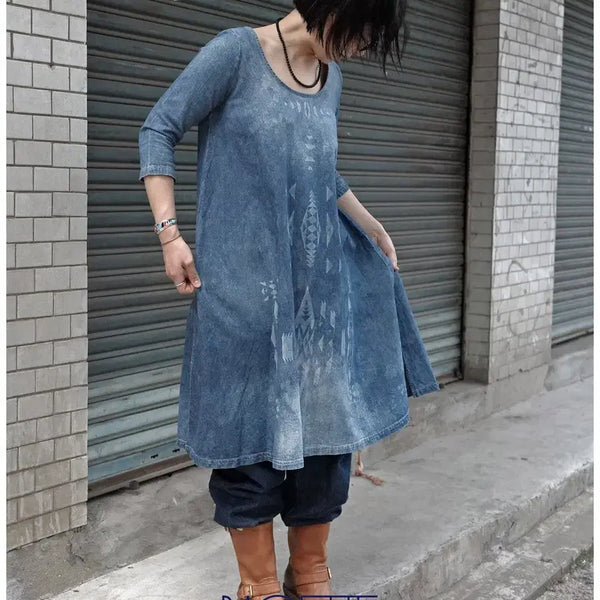 [BUNJANG] Kapital Navajo Pattern Dress Size S / 캐피탈 나바호 패턴 드레스 S사이즈 (추천 44)