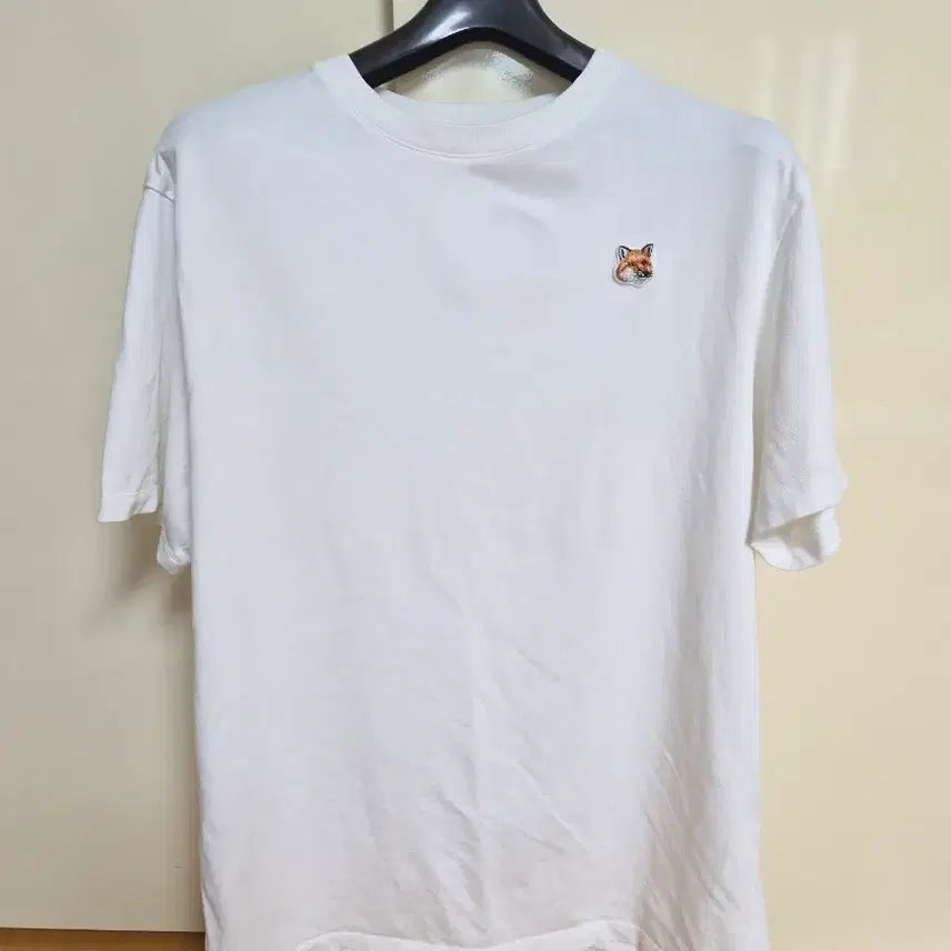 [BUNJANG] Maison Kitsuné Fox Head Logo Short Sleeve T-Shirt White / 메종키츠네 반팔티