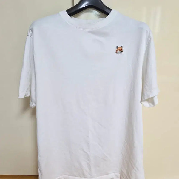 [BUNJANG] Maison Kitsuné Fox Head Logo Short Sleeve T-Shirt White / 메종키츠네 반팔티