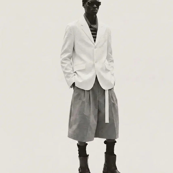 [BUNJANG] Louis Gabriel Nouchi White Cut-Out Blazer / LGN 루이 가브리엘 NOUCHI 화이트 컷아웃 블레이저