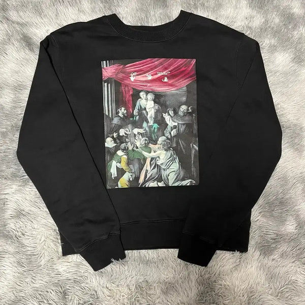 [BUNJANG] Off-White Caravaggio Sweatshirt Black L / [백화점판]오프화이트 카라바조 맨투맨