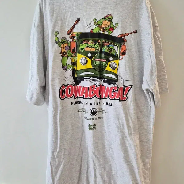 [BUNJANG] Ninja Turtles Kowabunga Graphic T-Shirt / 닌자 거북이 코와붕가 반팔 티셔츠