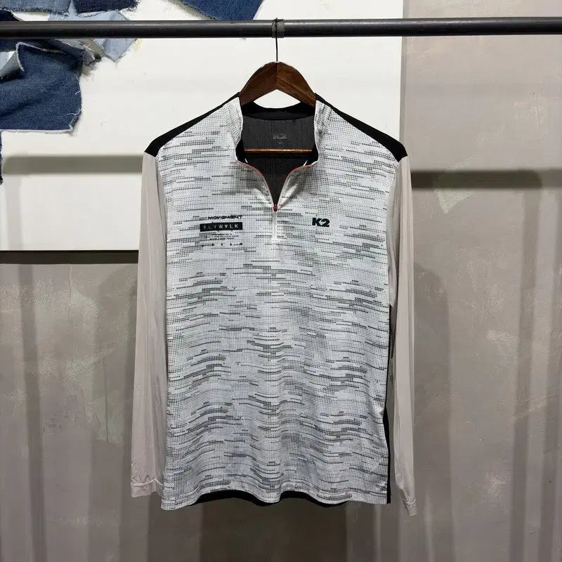 [BUNJANG] K2 Functional Long-Sleeve Half-Zip Hiking Top / (100) K2 케이투 등산 반집업 기능성 긴팔 티