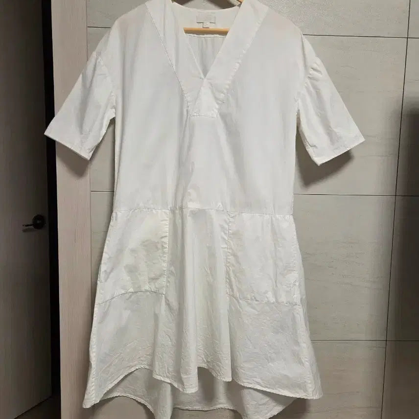 [BUNJANG] COS White Tunic Dress Size 34 / COS 코스 화이트 튜닉 원피스 34
