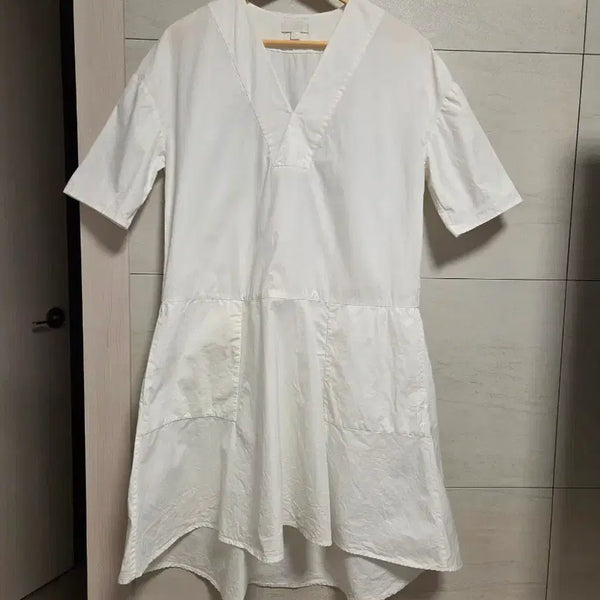 [BUNJANG] COS White Tunic Dress Size 34 / COS 코스 화이트 튜닉 원피스 34
