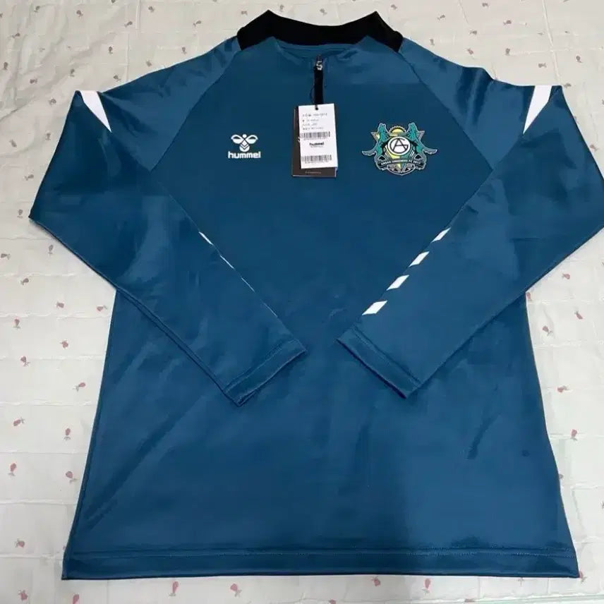 [BUNJANG] Hummel Ansan FC Half-Zip Sweatshirt Size L / 험멜 반집업 (안산FC)