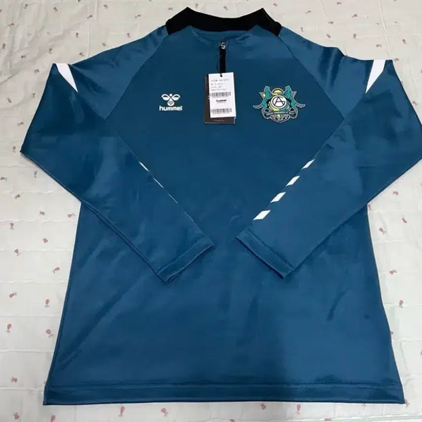 [BUNJANG] Hummel Ansan FC Half-Zip Sweatshirt Size L / 험멜 반집업 (안산FC)