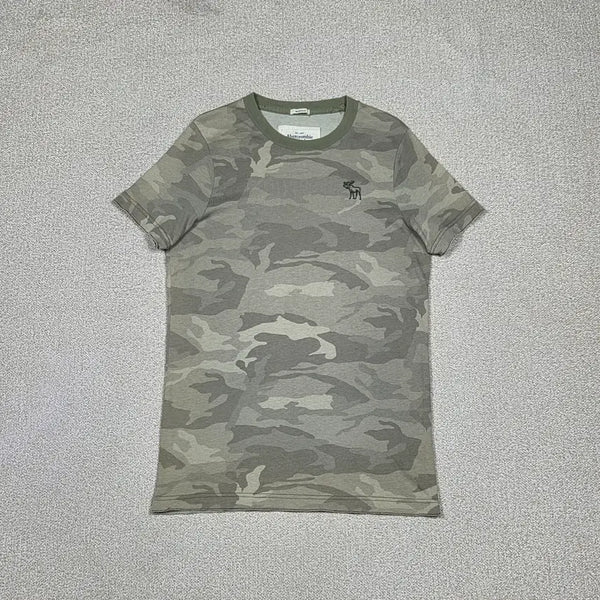 [BUNJANG] Abercrombie Muscle Fit Camouflage Short Sleeve T-Shirt / [아베크롬비] 머슬 핏 카모플라쥬 반팔 티셔츠 | S00568