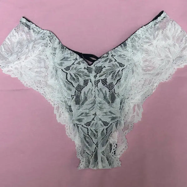 [BUNJANG] Aimée et moi Lace Half-Back Panty / 에메필 크로스 레이스 하프백 팬티
