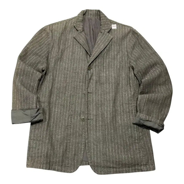 [BUNJANG] Smith American Cotton Pinstripe Work Blazer Jacket / (바배) 스미스아메리칸 코튼 핀스트라이프 워크 블레이저 자켓