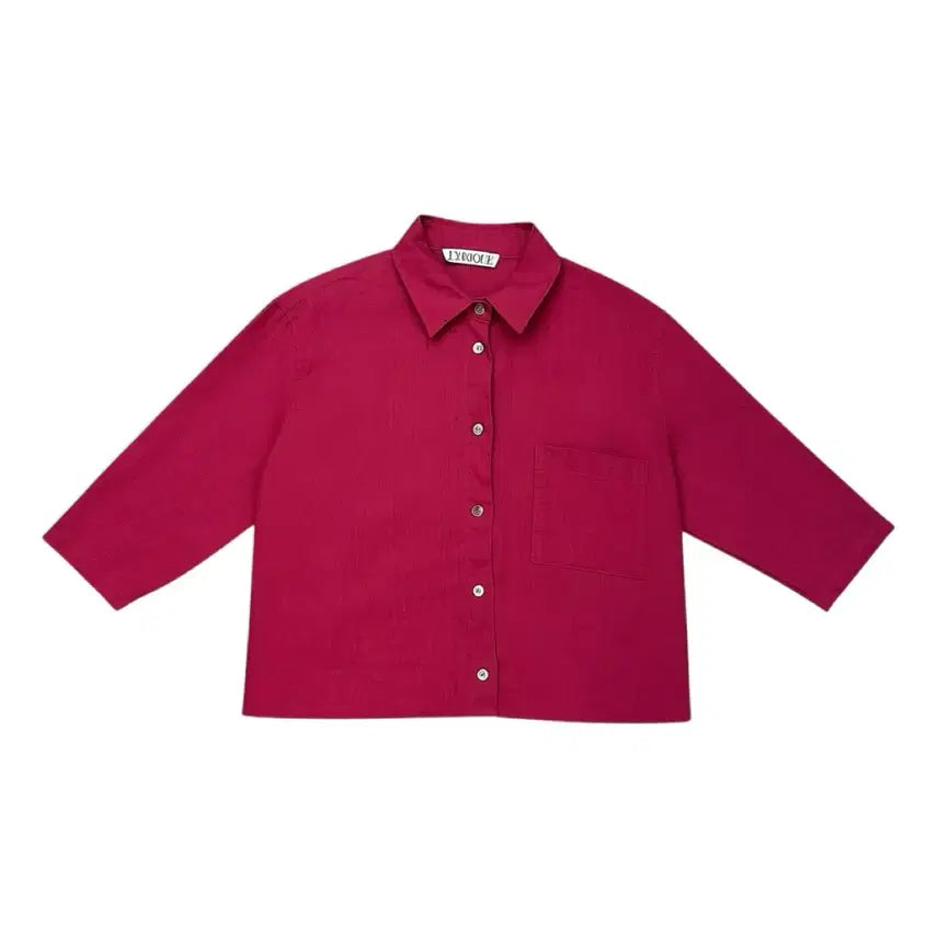 [BUNJANG] Liriker Linen Shirt Red / 리리끄 린넨 셔츠