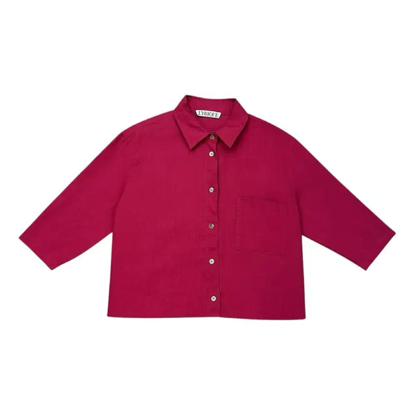 [BUNJANG] Liriker Linen Shirt Red / 리리끄 린넨 셔츠