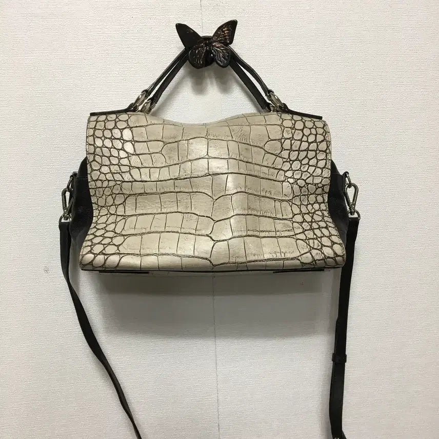 [BUNJANG] BRUNO MAGLI Leather Tote Bag Crossbody Bag / 브루노말리 가죽 토트백 크로스백 가방