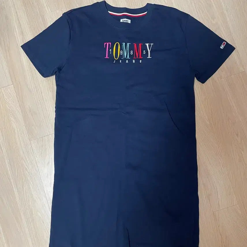[BUNJANG] Tommy Jeans Short Sleeve Dress Navy XS / 타미진 반팔원피스(네이비,xs)