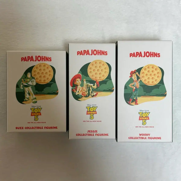 [BUNJANG] Papa John's Toy Story Buzz Lightyear, Jessie, and Woody Figure Set / 파파존스 토이스토리 버즈 제시 우디 피규어 세트