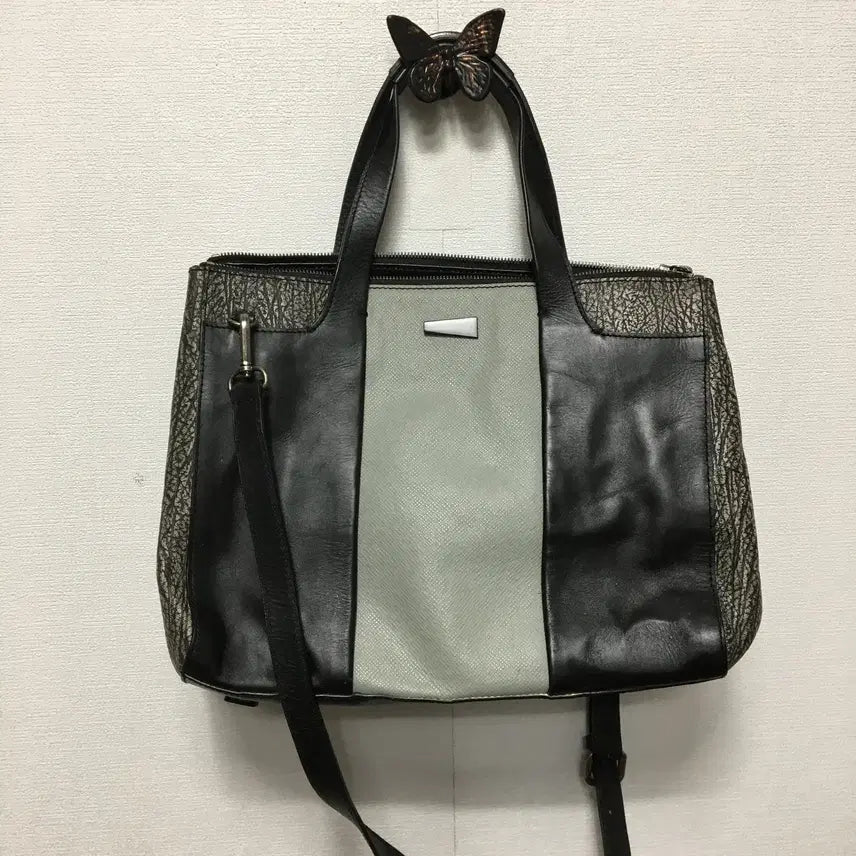 [BUNJANG] Loose & Lounge Leather Tote Bag Crossbody Bag / 루즈앤라운지 가죽 토트백 크로스백 가방
