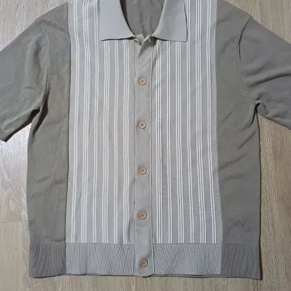 [BUNJANG] System Knit Short Sleeve T-Shirt / 시스템 니트반팔티