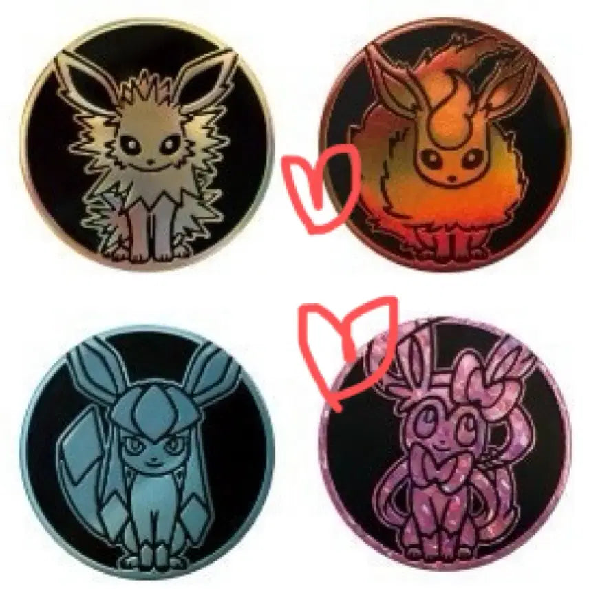[BUNJANG] Pokemon Coin Collection Gacha Nymphia & Booster Sealed Bundle Set / [미개봉/2개일괄] 포켓몬 코인컬렉션 가챠 님피아 & 부스터