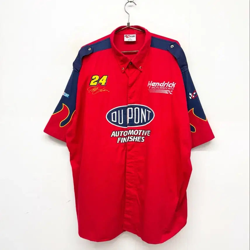 [BUNJANG] NASCAR Jeff Gordon #24 DuPont Pit Crew Shirt XXL / 나스카 제프 고든 24 피트 크루 셔츠