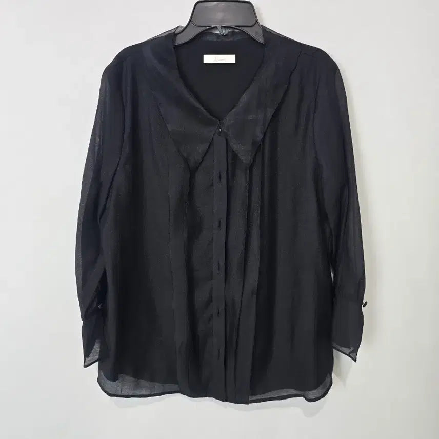 [BUNJANG] Jigott Black Frill Blouse / 지고트 블랙 프릴 블라우스