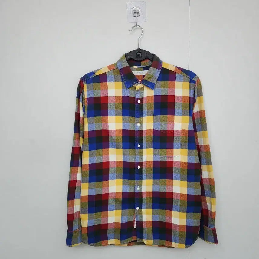 [BUNJANG] BEAMS Men's Checkered Shirt Size 95 / [BEAMS 빔즈] 95 남 체크셔츠