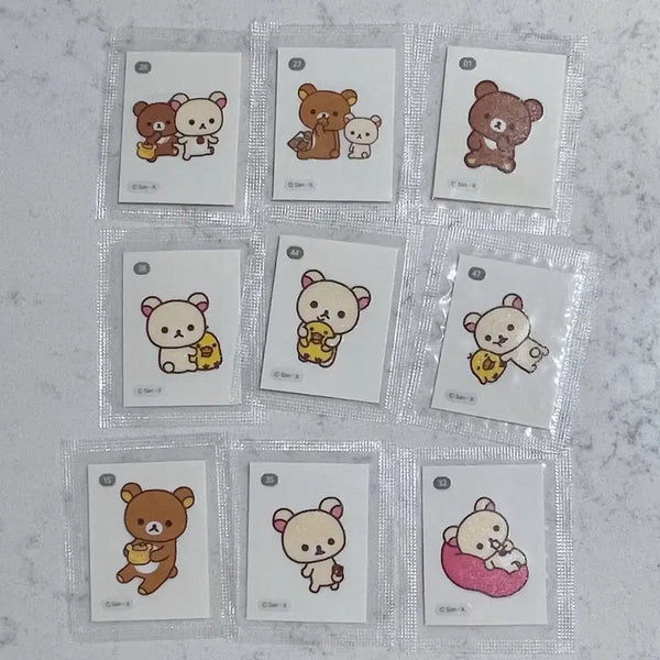 [BUNJANG] Rilakkuma Stickers Bundle Set / [일괄] 리락쿠마 띠부씰