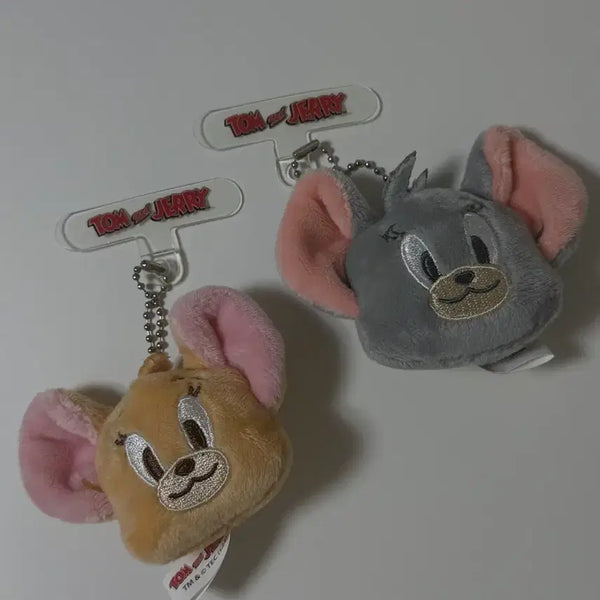 [BUNJANG] Tom and Jerry Face Keychain / 톰과제리 얼굴 키링