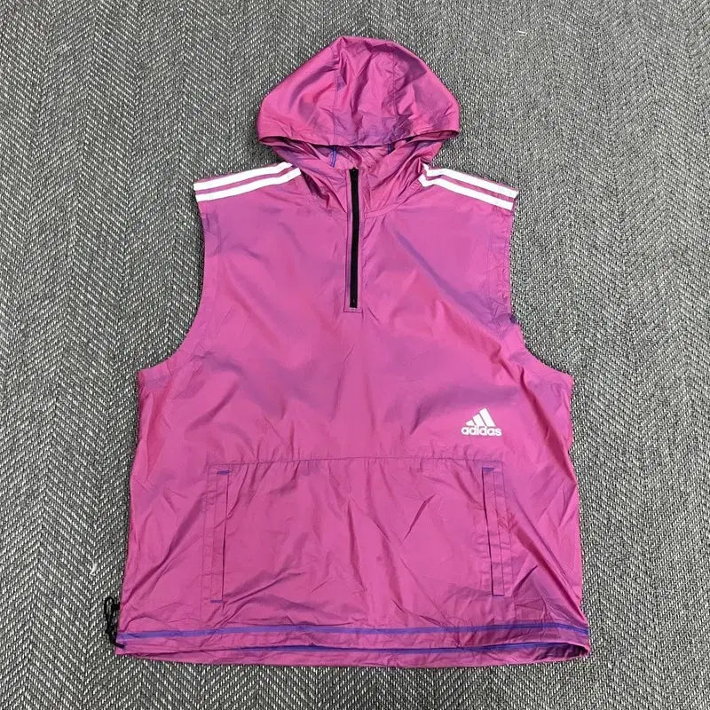 [BUNJANG] Adidas Hooded Vest Warm-up v5365 / 아디다스 후드 베스트 웜업 v5365