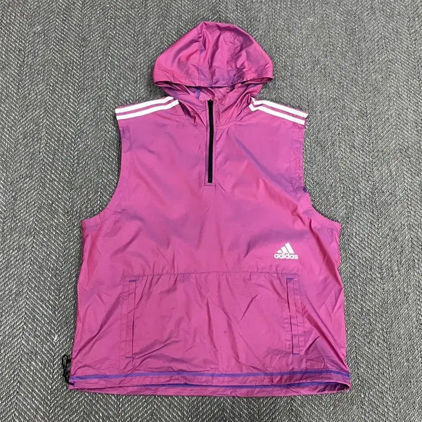 [BUNJANG] Adidas Hooded Vest Warm-up v5365 / 아디다스 후드 베스트 웜업 v5365