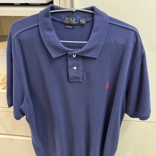 [BUNJANG] Polo Ralph Lauren Navy Polo Shirt (Size 105) / 폴로 카라티 네이비 105