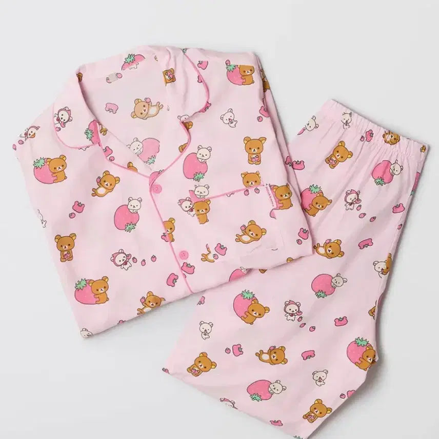 [BUNJANG] SPAO Rilakkuma Long Sleeve Pajama Set (L) / [L] 스파오 딸기 리락쿠마 긴팔 파자마