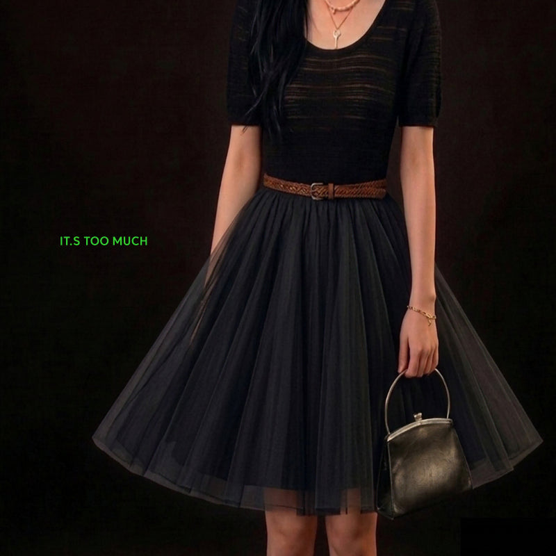 [BUNJANG] Black Mini Dress Short Sleeve Sleeveless Vintage Style / Q1385 블랙미니원피스 여성롱원피스 반팔원피스 나시원피스 빈티지샵 여자원피스