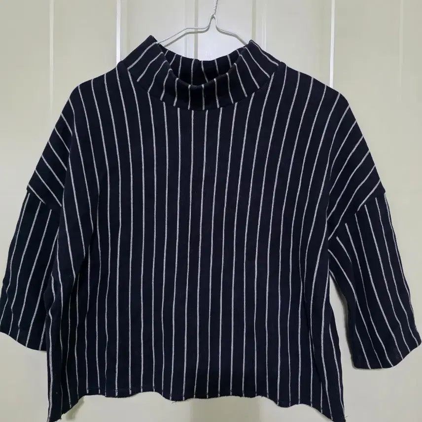[BUNJANG] ZARA W&B Striped Short Sleeve T-Shirt / ZARA W&B 스트라이프 반팔 티셔츠