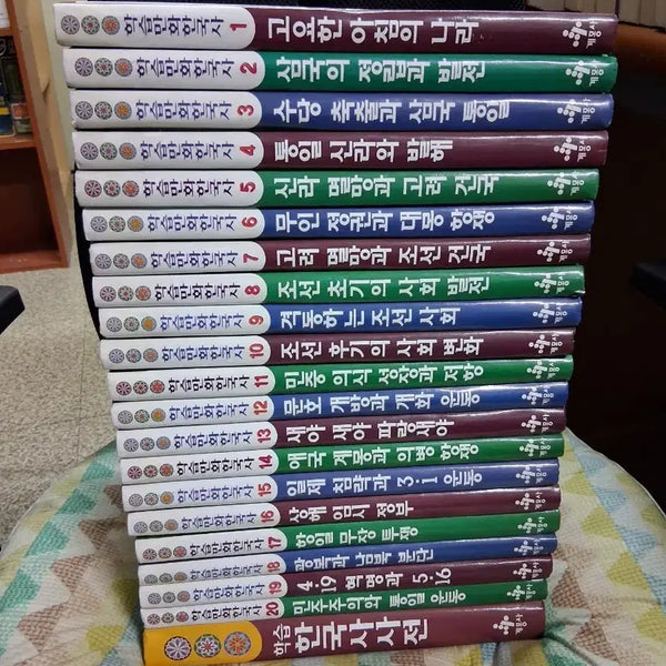 [BUNJANG] Gye-mong-sa Korean History Learning Comics Full 21 Volumes / *계몽사학습만화 한국사 전21권